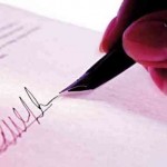 Ten un contrato firmado siempre