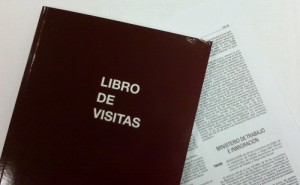 libro de visitas