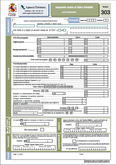 Iva-modelo 303 Autonomos