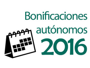 Bonificaciones autónomos 2016