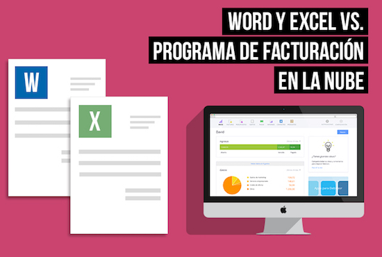 word-excel vs facturacion en la nube