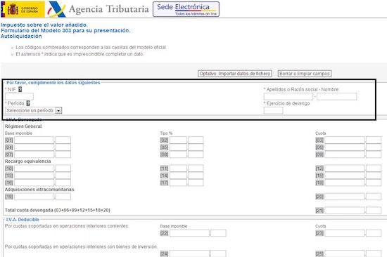 como rellenar el modelo 303 de iva