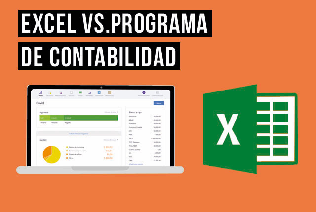 excel vs programa de contabilidad